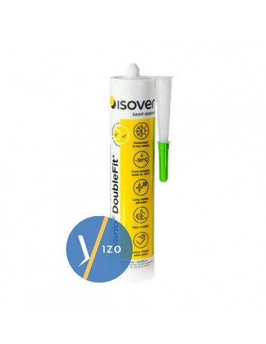 Klej uszczelniacz Isover Vario DoubleFit Plus 310 ml w kartuszu do folii paroizolacyjnej.
