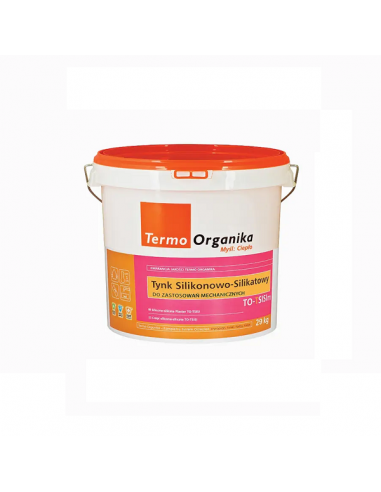 Tynk silikonowo-silikatowy do zastosowań mechanicznych Termo Organika TO-TSISIm