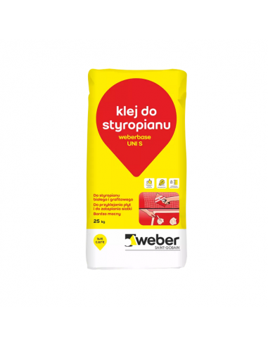 Klej do siatki weberbase UNI S 25 kg