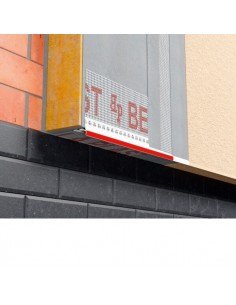 Listwa okapnikowa PCV z siatką i taśmą 250 cm. 2