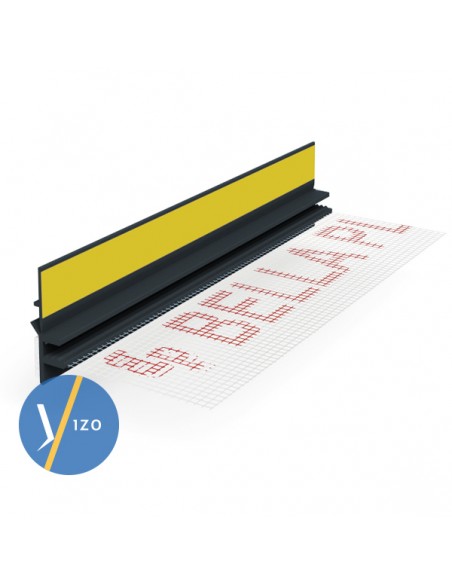 Listwa przyokienna z siatką Bella Plast BP13 MIDI antracyt 250 cm