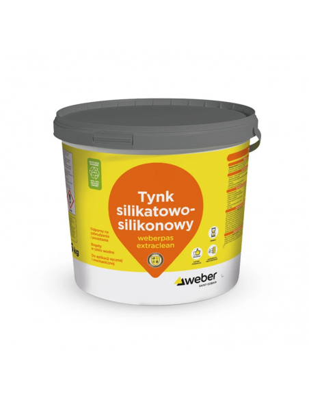 Tynk silikatowo-silikonowy Weber pas extraclean 25 kg