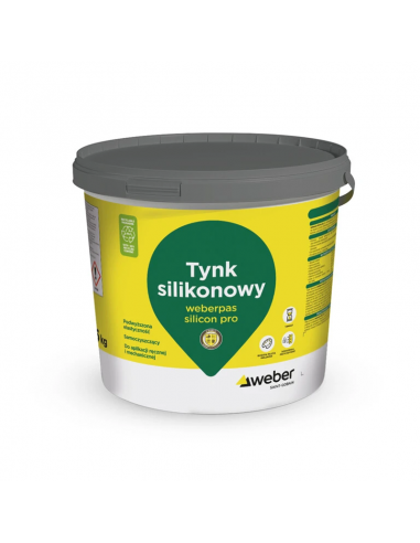 Tynk silikonowy Weber pas silicon pro 25 kg