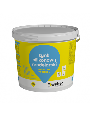 Tynk silikonowy Weber.pas modelino C / BE 25 kg