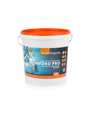 Farba paroprzepuszczalna Termo Organika HYDRO PRO 20 l.