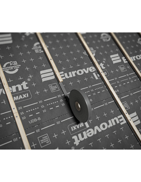 Taśma pod kontrłaty Eurovent PUR 40mm x 25mb zastosowanie
