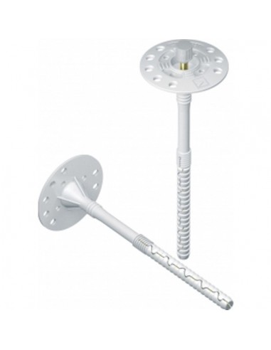 KOŁEK / KOŁKI DO STYROPIANU / WEŁNY KOELNER z długą strefą rozporu KI-140N GR.14 cm wbijany trzpień metalowy z łbem z tworzywa