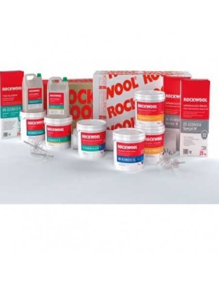 System dociepleń Rockwool ECOROCK FF z wełną FRONTROCK MAX E [150 mm]