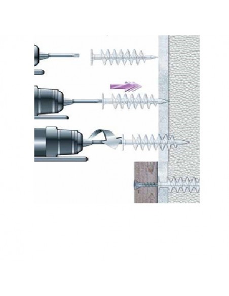 KOŁKI spiralne RawlPlug ISO-PLUG-50 (50 szt.)