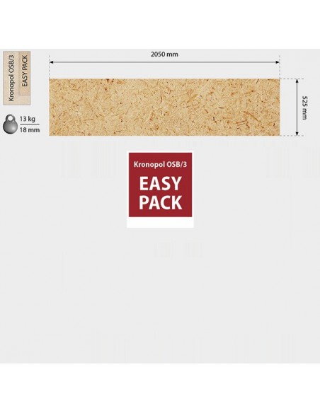 Płyta KRONOPOL OSB-3 525x2050 18 mm 