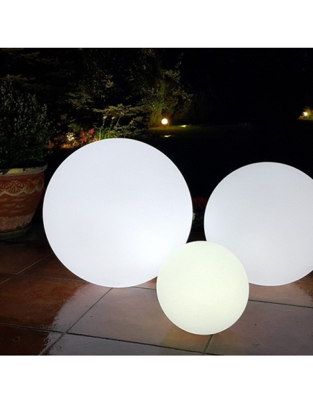 Kula ogrodowa LED SOLARNA RGB 40 cm