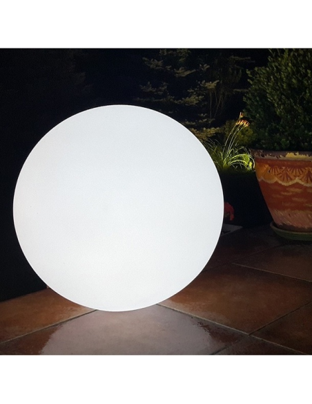 Kula ogrodowa LED SOLARNA RGB 40 cm