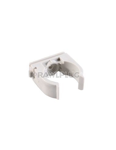 Uchwyt otwarty typ U do rur  średnica 16 mm PA6  do osadzaka SC40 i SC40II - opakowanie kartonowe - 100 szt.