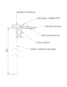 Listwa przyokienna z siatką... 2