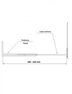 Listwa startowa PVC do styropianu i wełny 18-22 cm 2